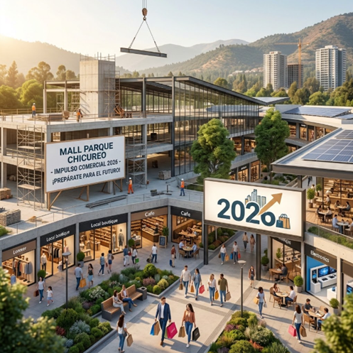 Construcción y apertura del Mall Parque Chicureo